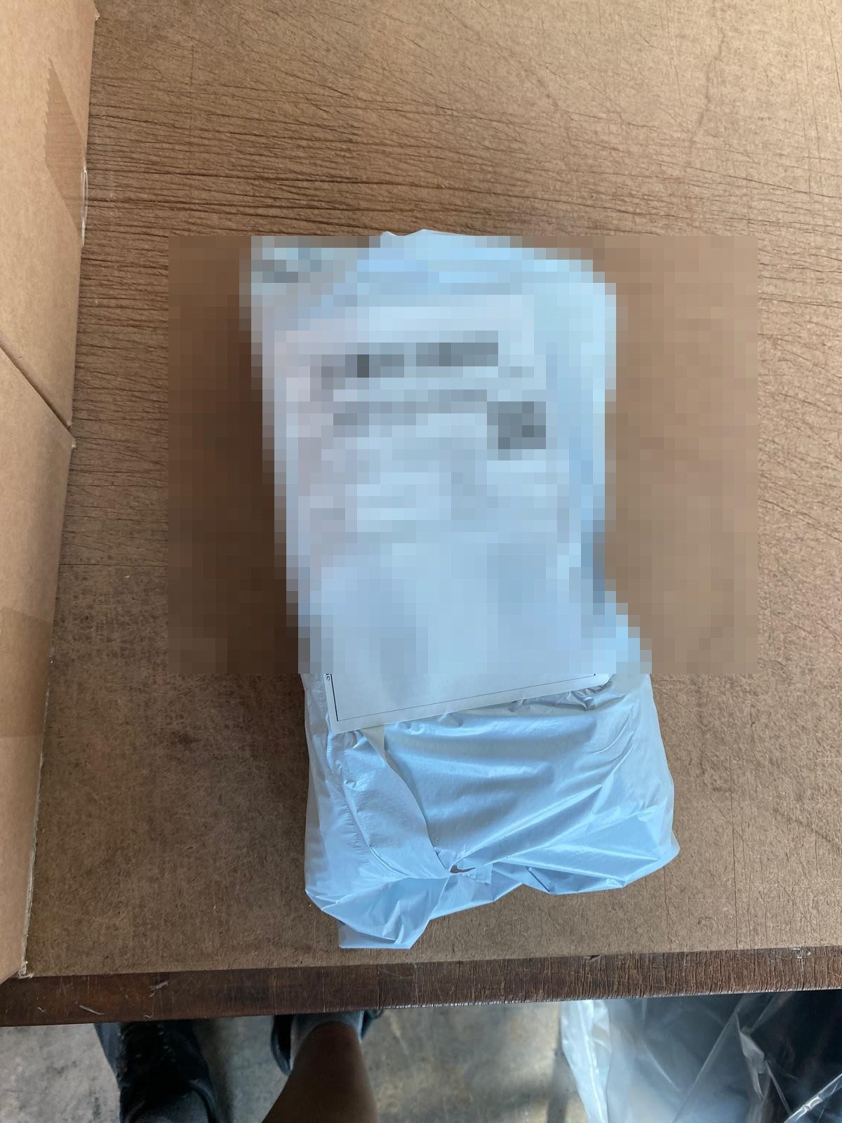 Outbound parcel, ready for courier collection